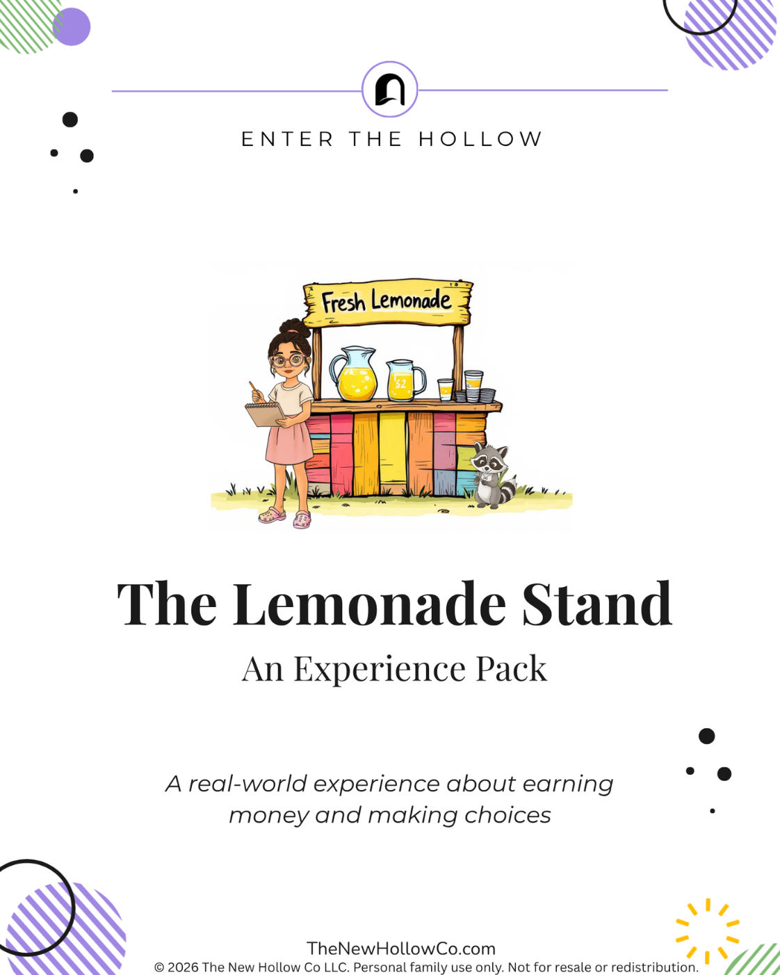 The Lemonade Stand Experience Pack